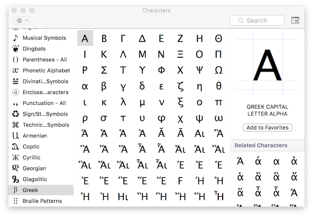 Greek Symbols Missing From Keyboard Input Apple Community