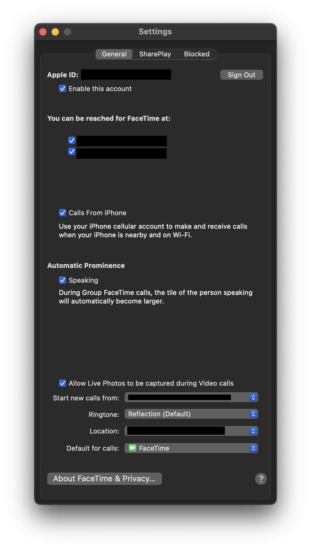 Facetime keeps opening on MacAir OS 12.7.… Apple Community