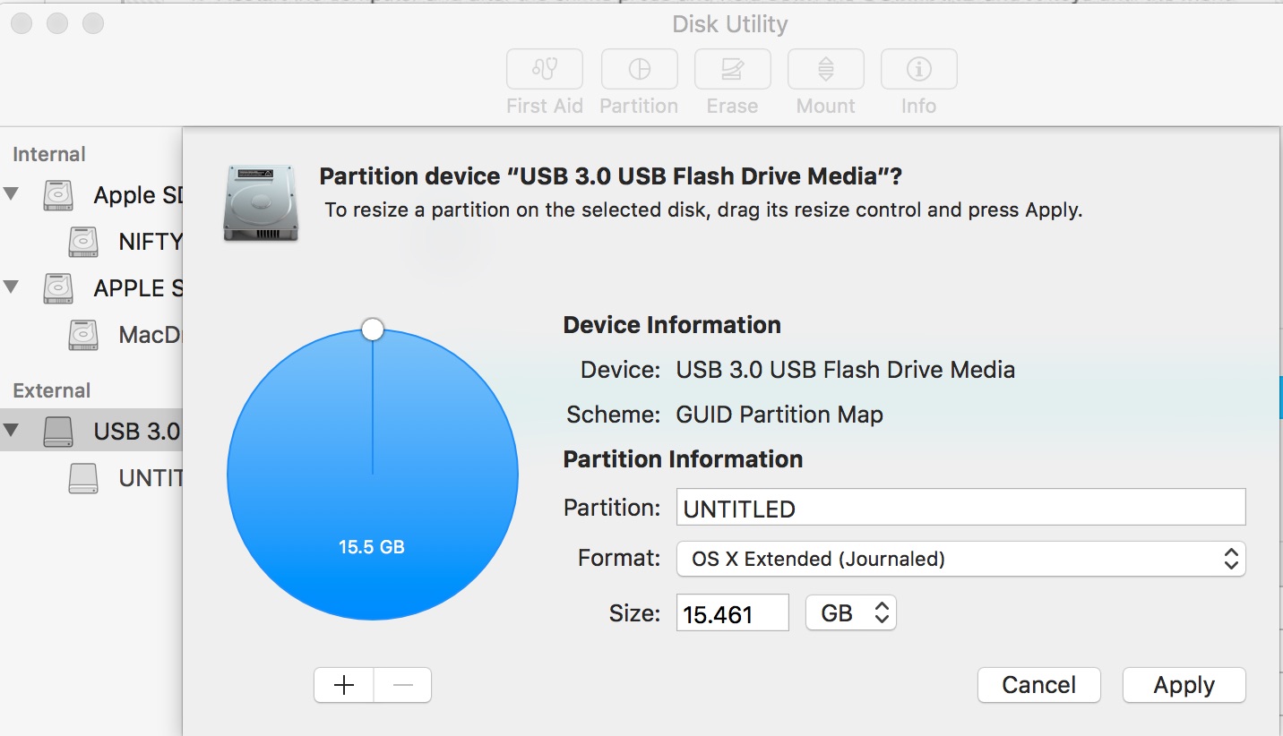 Can't format USB Thumb Drive for Boot… Apple Community