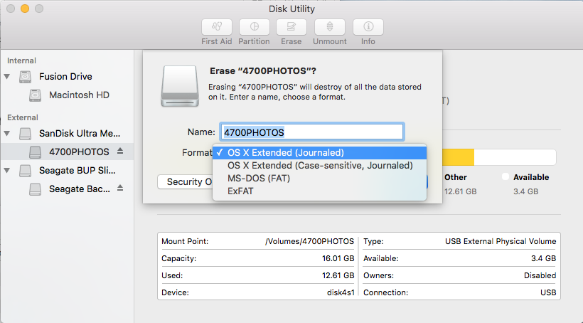 My Disk Utility doesn't have encryption o… - Apple Community