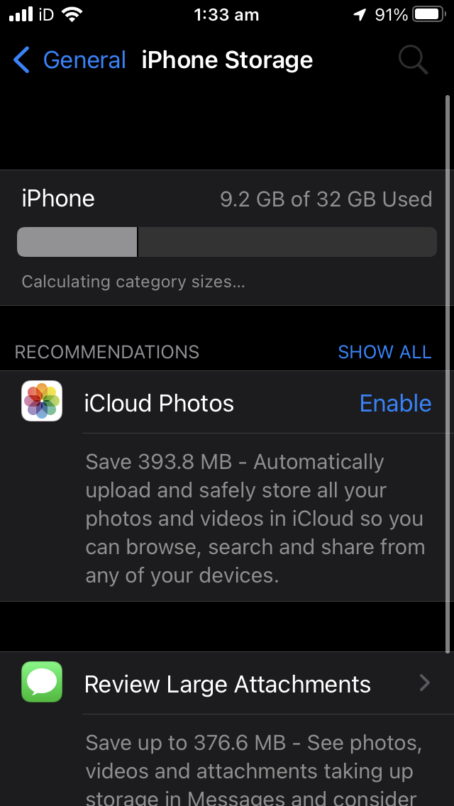 iPhone storage issue Apple Community