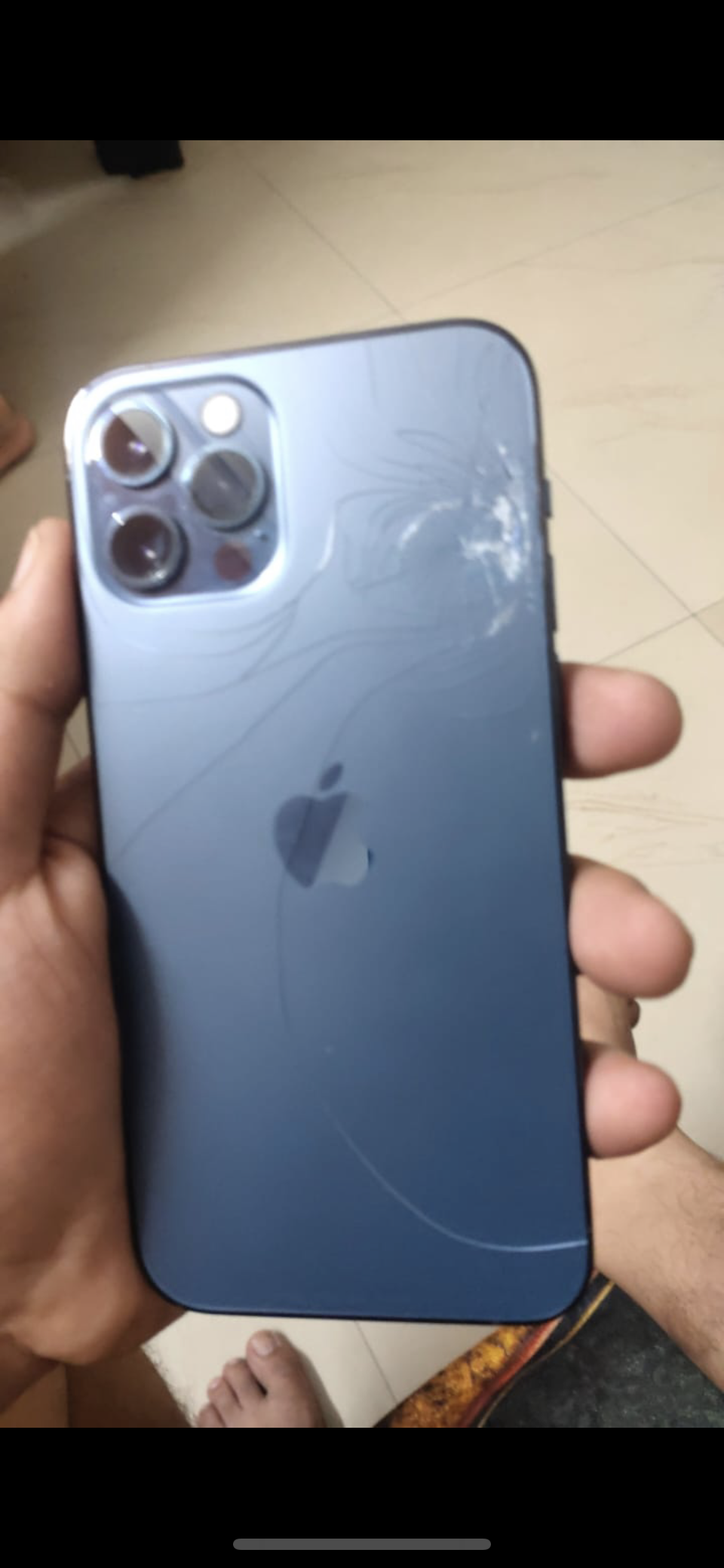 what are my repair options for cracked rear glass iPhone 12 Pro