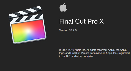 Final cut pro 10.2.3 installation for mac pro