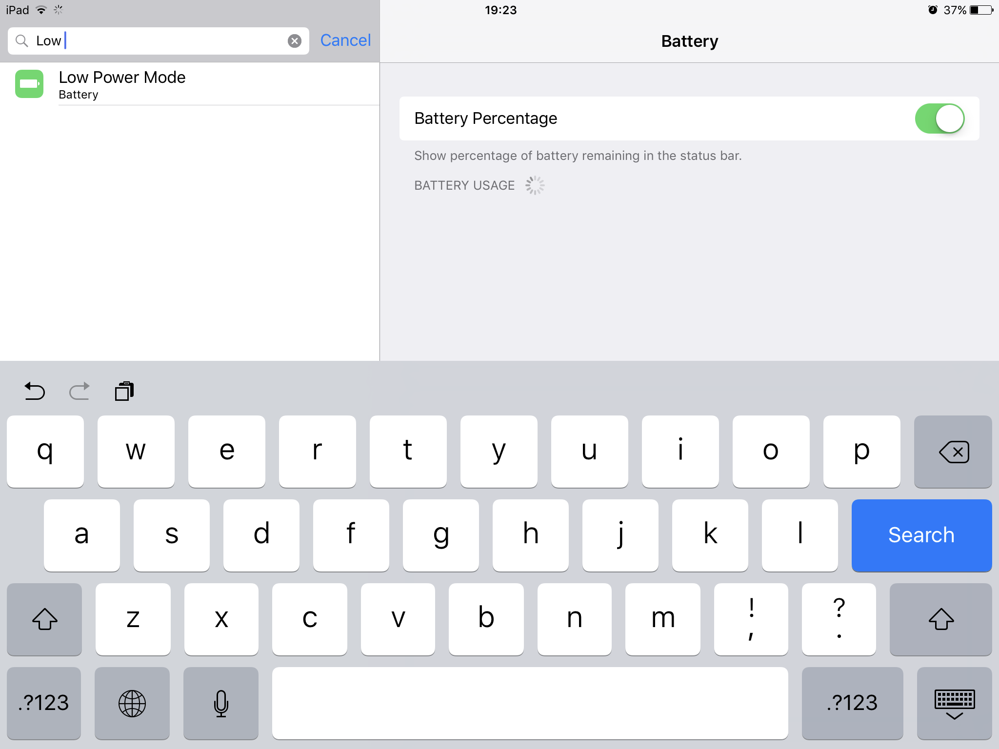 No Low Power Mode On Ipad Apple Community