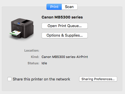 Canon mg7500 printer