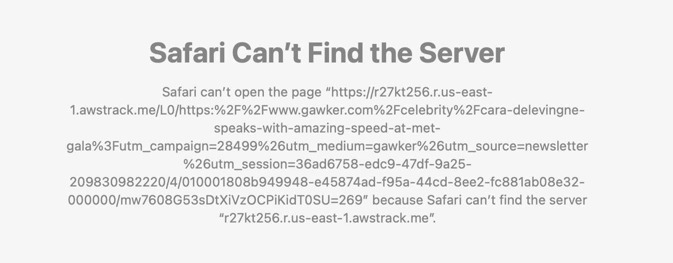 safari not opening email links