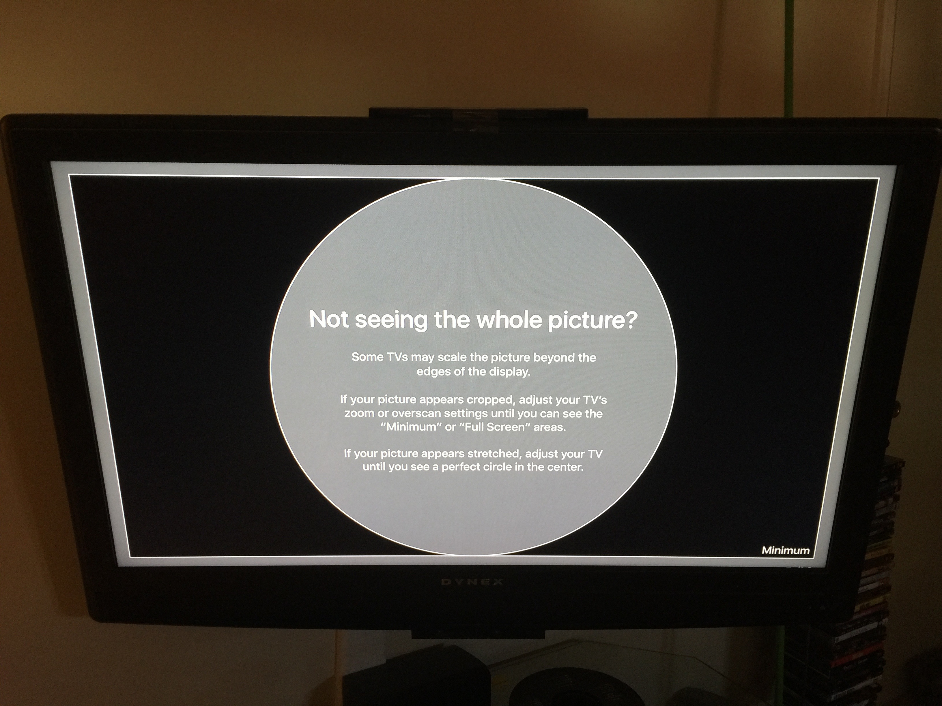 Apple TV Overscan/Underscan Control Apple Community