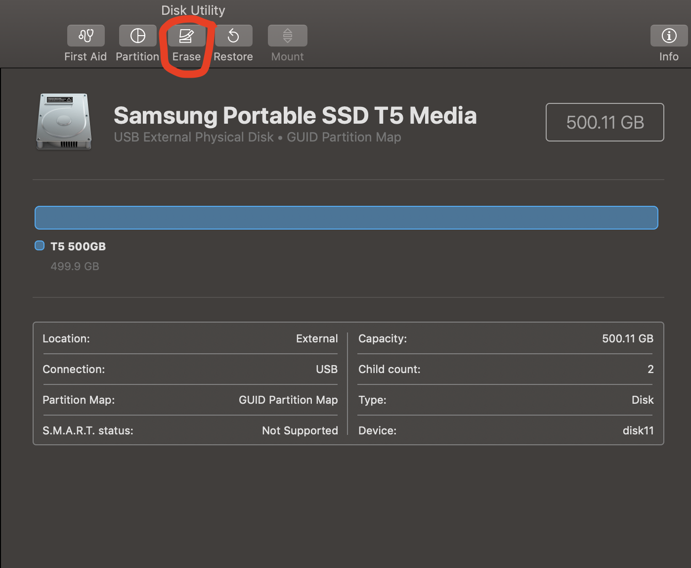 Partition Grayed out in Mojave Apple Community