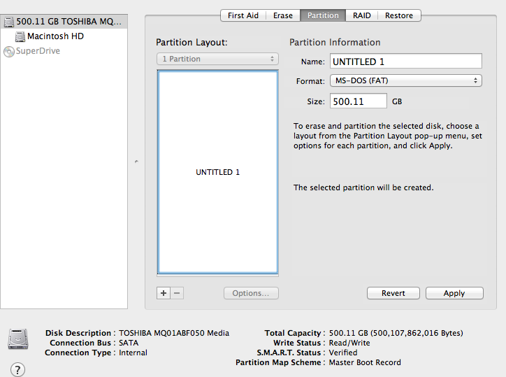 Apple partition map что это