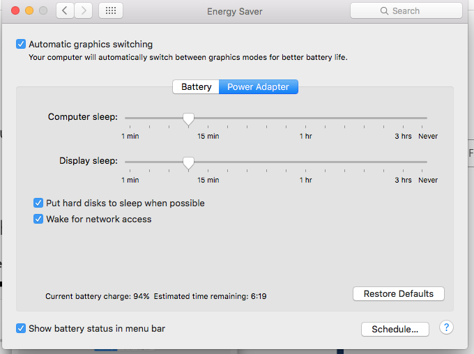 turn off graphic switching - Apple Community