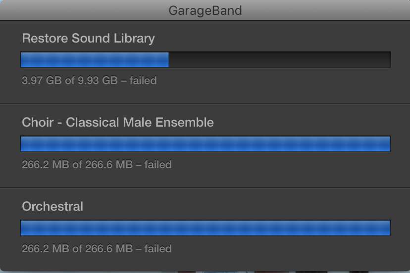 Old version of garageband