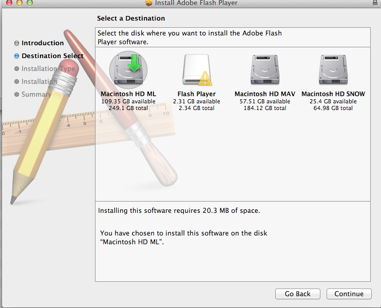 Adobe flash player for mac update