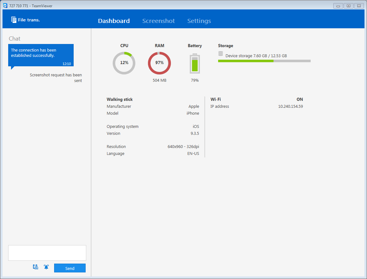 Teamviewer Remote control iPad Apple Community