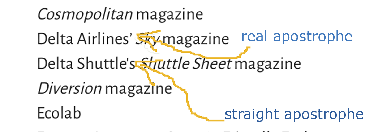 iOS changing curly apostrophes to straight Apple Community