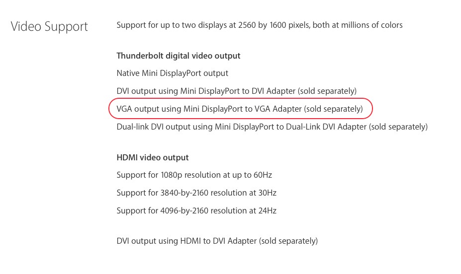 Mac mini hdmi to vga monitor not working Apple Community