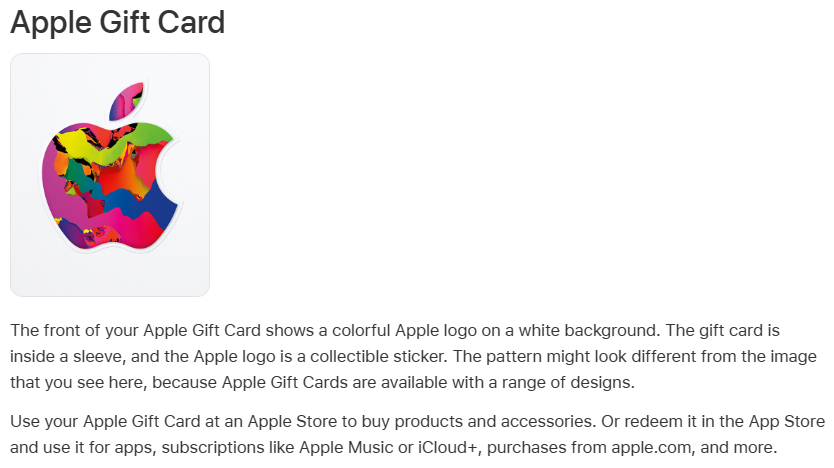 If you can't redeem your Apple Gift Card or App Store & iTunes Gift Card -  Apple Support