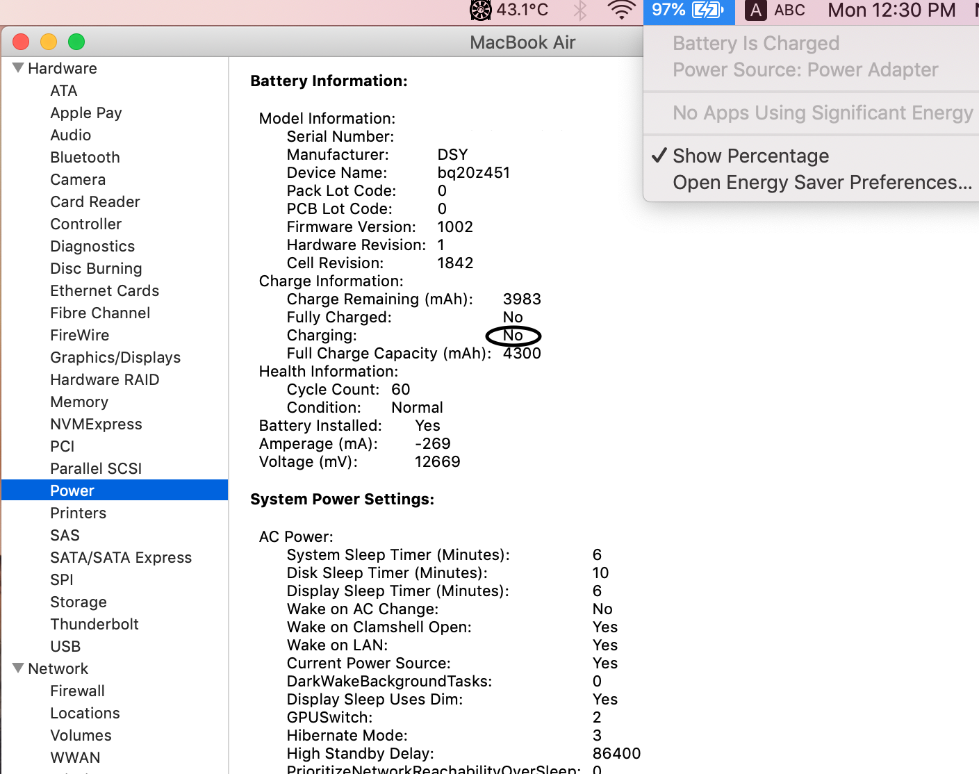 Macbook Air Battery Power Getting Draine Apple Community