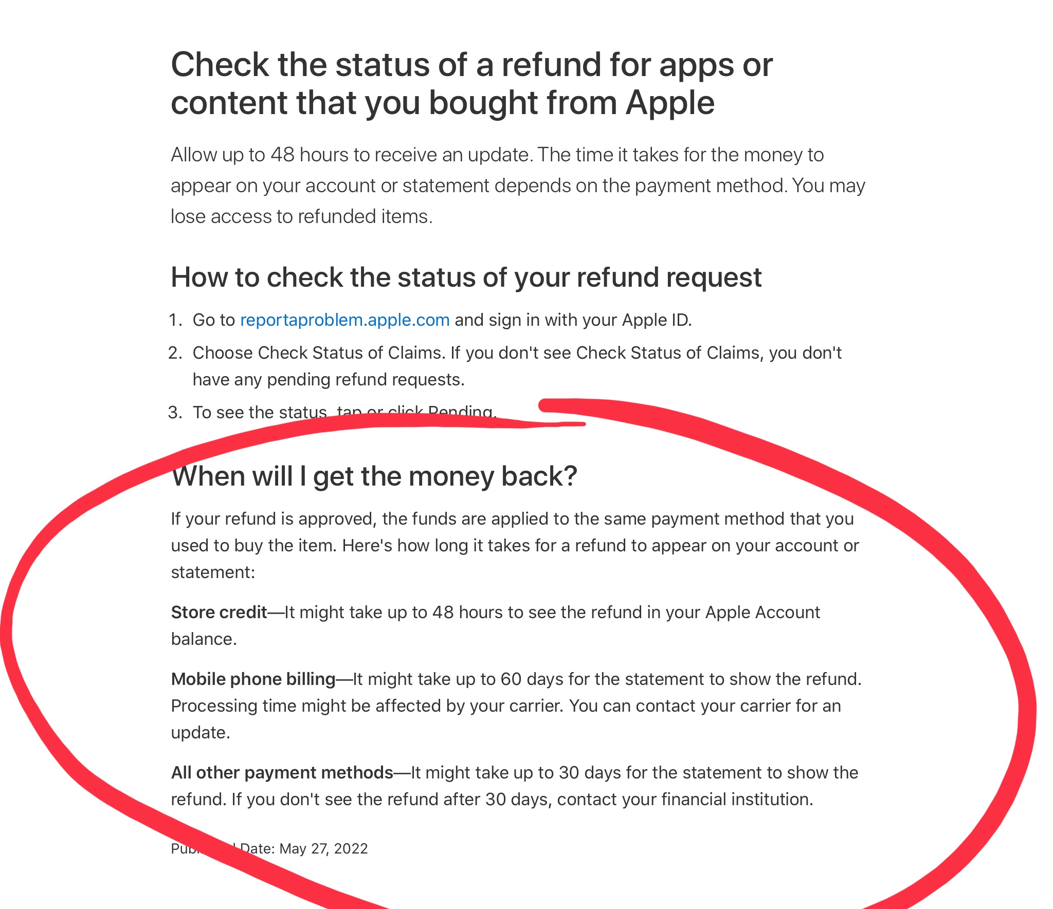 refunded-a-subscription-and-status-says-r-apple-community