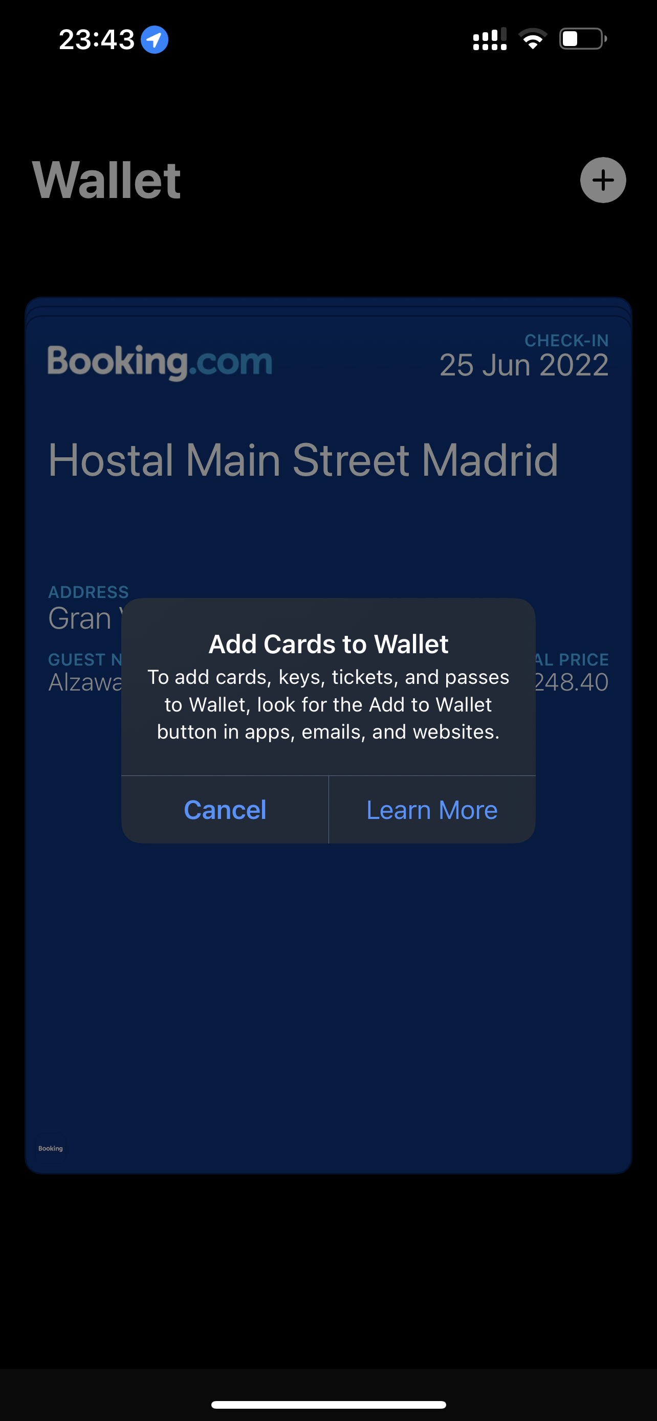 I can't add my card in Apple Wallet Apple Community