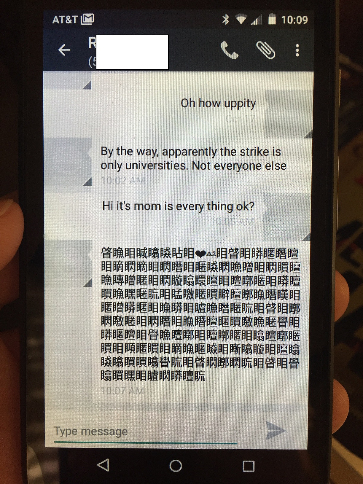 Sent text messages are turning into Chine… Apple Community