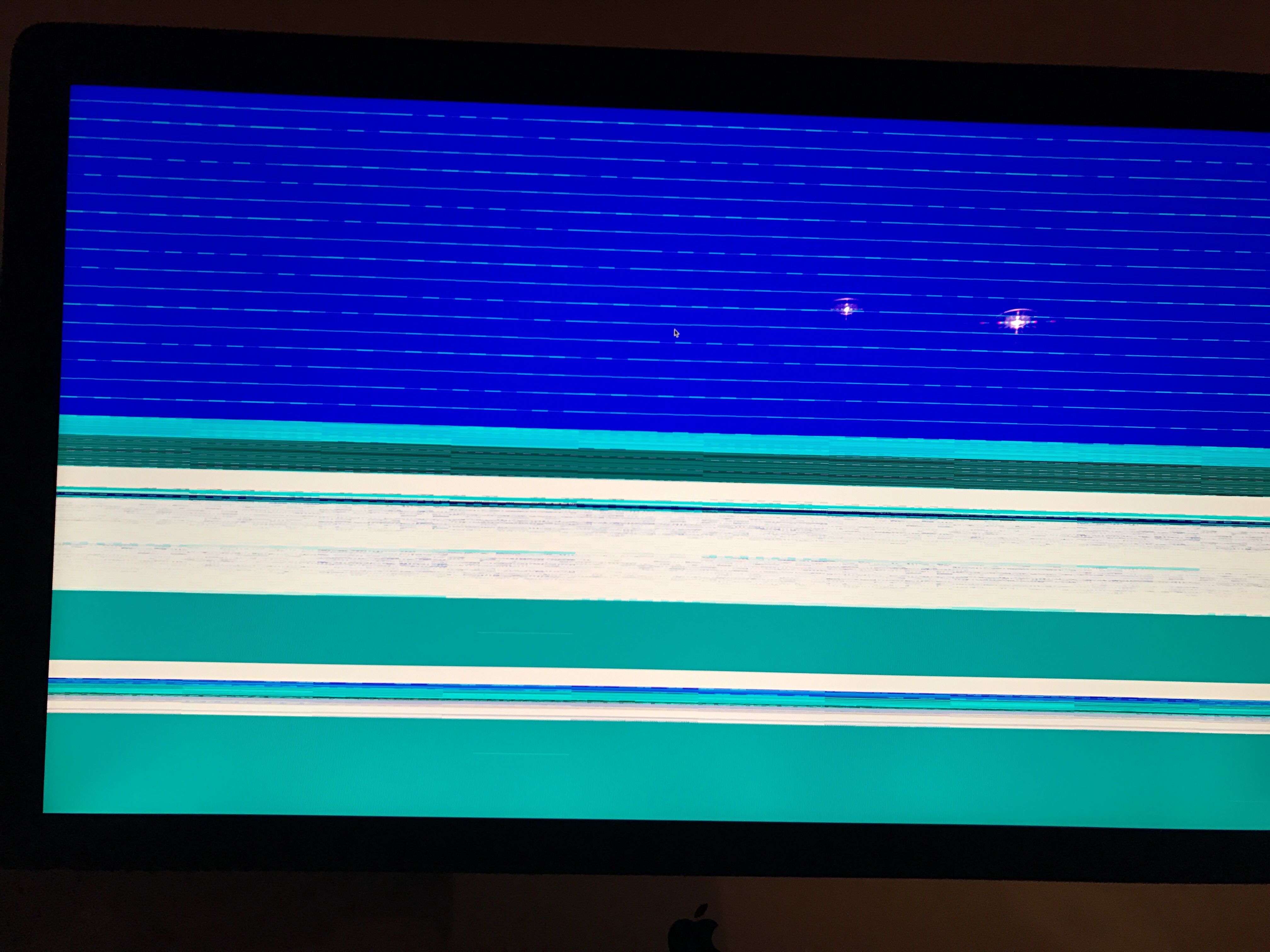 multi colored screen when shutting down i… Apple Community