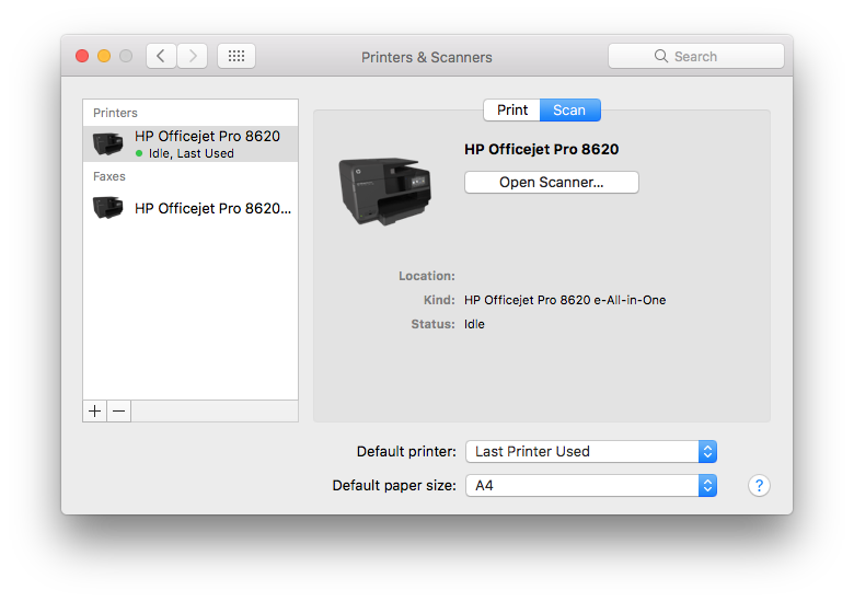 Hp Officejet Pro 8620 Driver For Mac