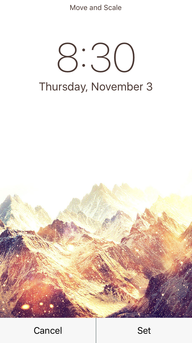 why does iOS darken my wallpaper after I … - Apple Community