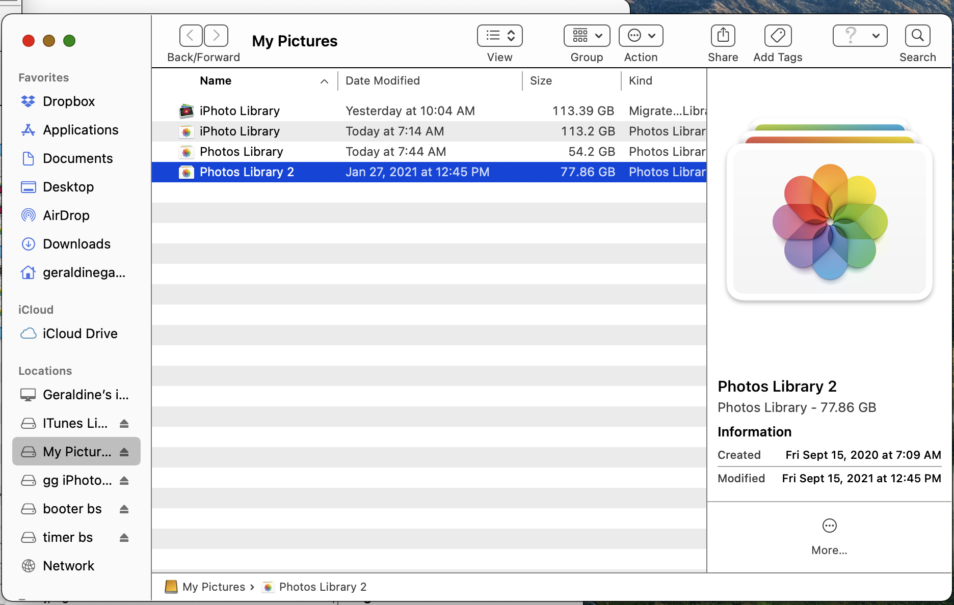 Consolidating Iphoto Libraries