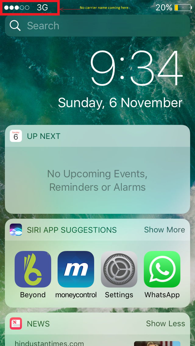 Descubrir 47+ imagen carrier logo status bar Expoproveedorindustrial.mx