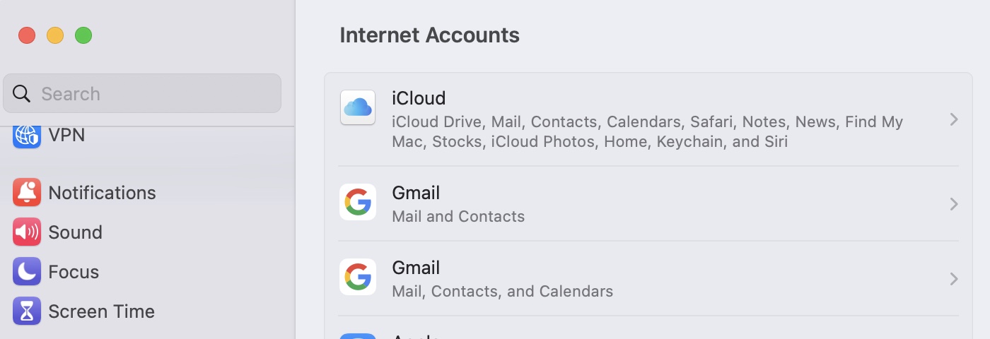 why can t i add my gmail to my apple id