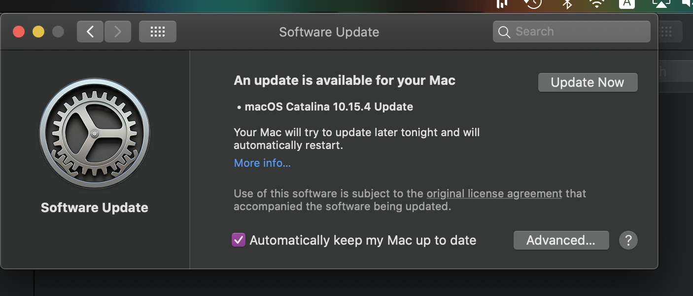 My Mac Wont Download Software Updates