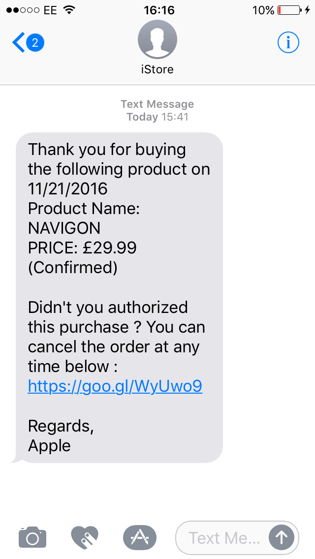 Someone got a text from me that I didn't … - Apple Community