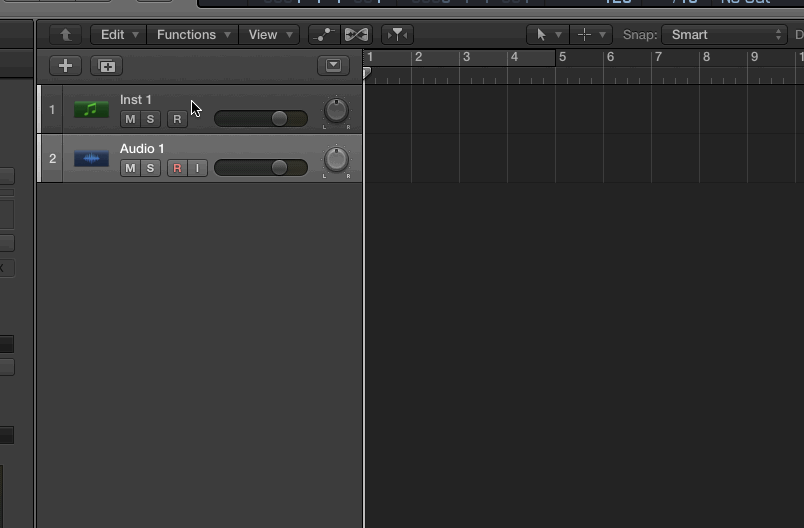 Power Buttons on Tracks in Logic Pro X Apple Community