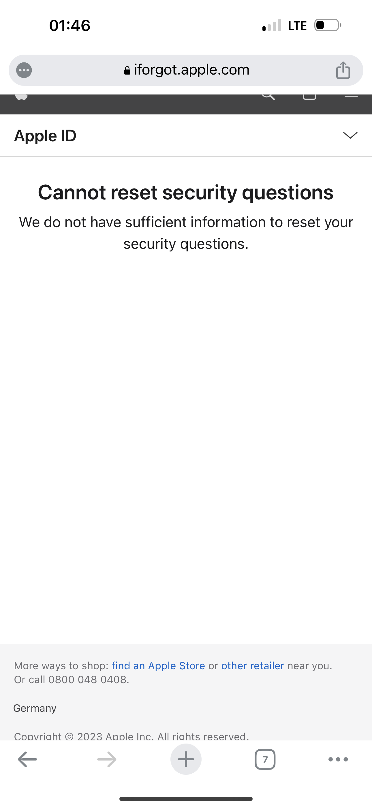 I Don't Have The Support Email And Securi… - Apple Community