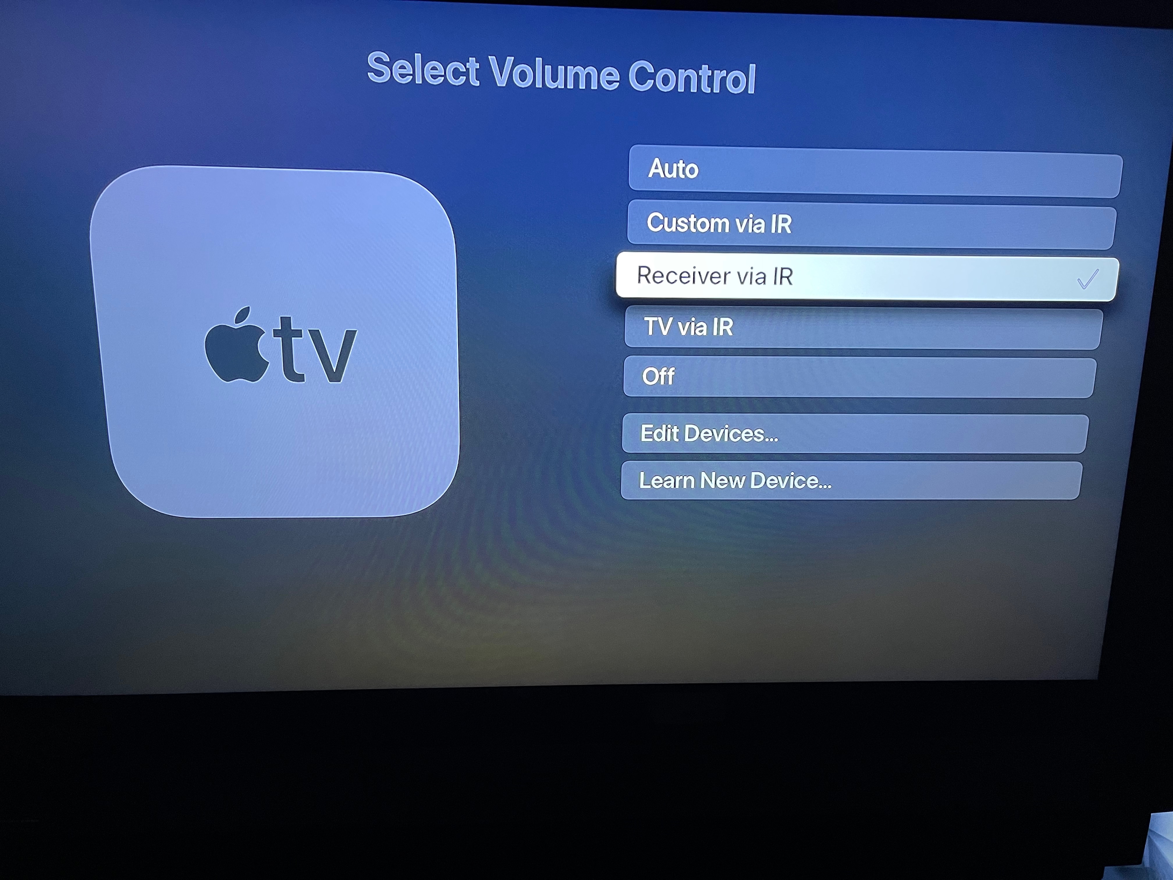pude regnskyl Øde Apple TV Remote Permanent Volume Up IR Se… - Apple Community