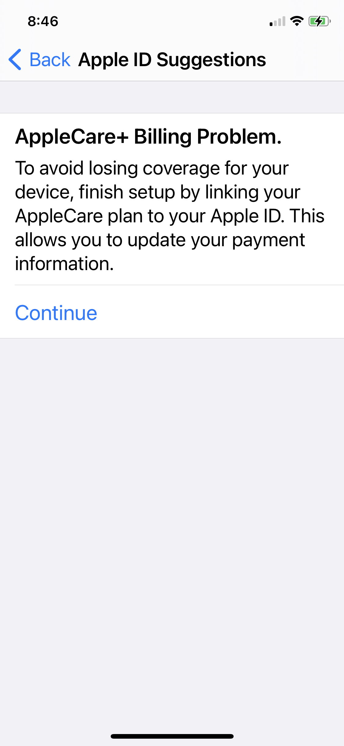 AppleCare+ Billing Problem Apple Community
