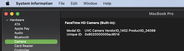 Camera not working after upgrading to Big… - Apple Community