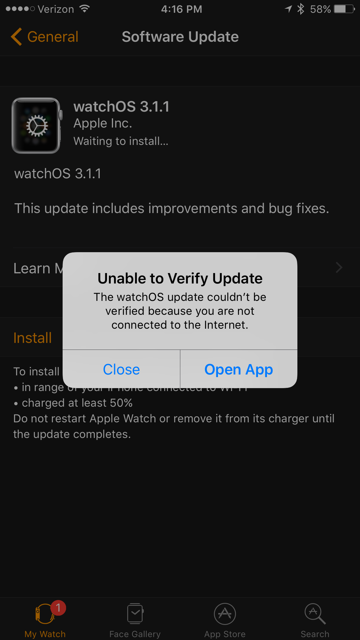 Why Does My Apple Watch App Say Not Connected To Internet