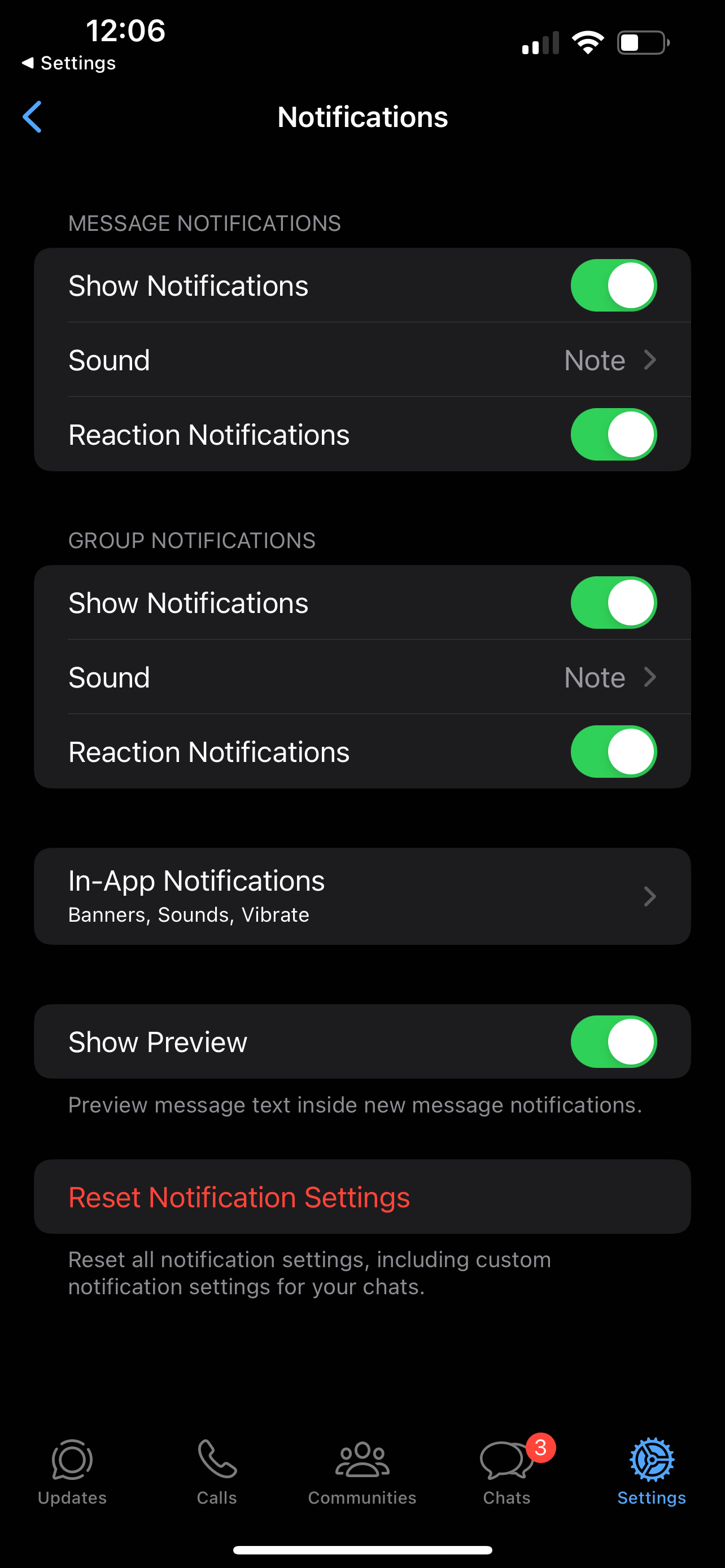 Not receiving WhatsApp notifications when… - Apple Community