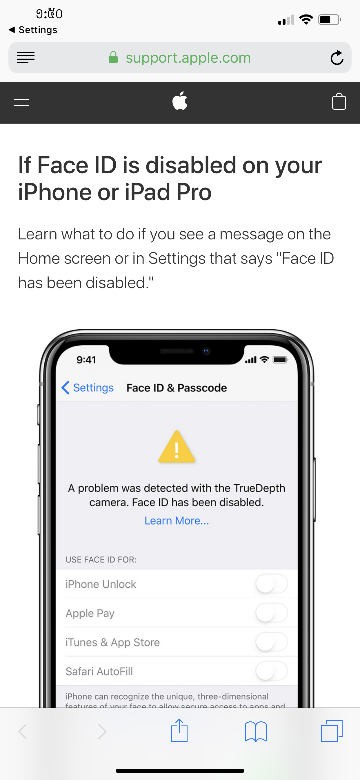 Hi guy , My iPhone XS Max Erro Face ID Apple Community