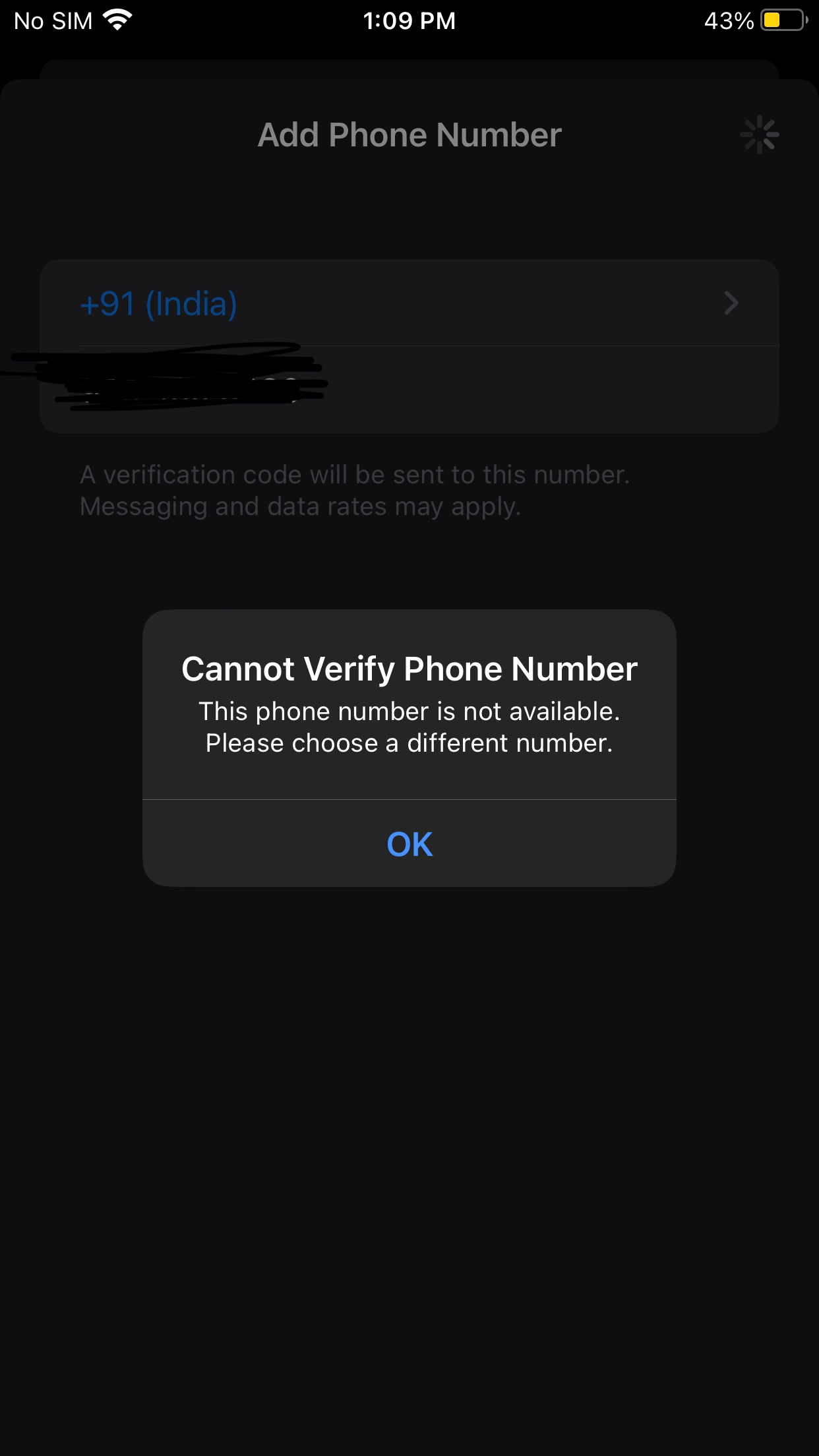 Cannot Add Phone Number To My Apple Id Apple Community