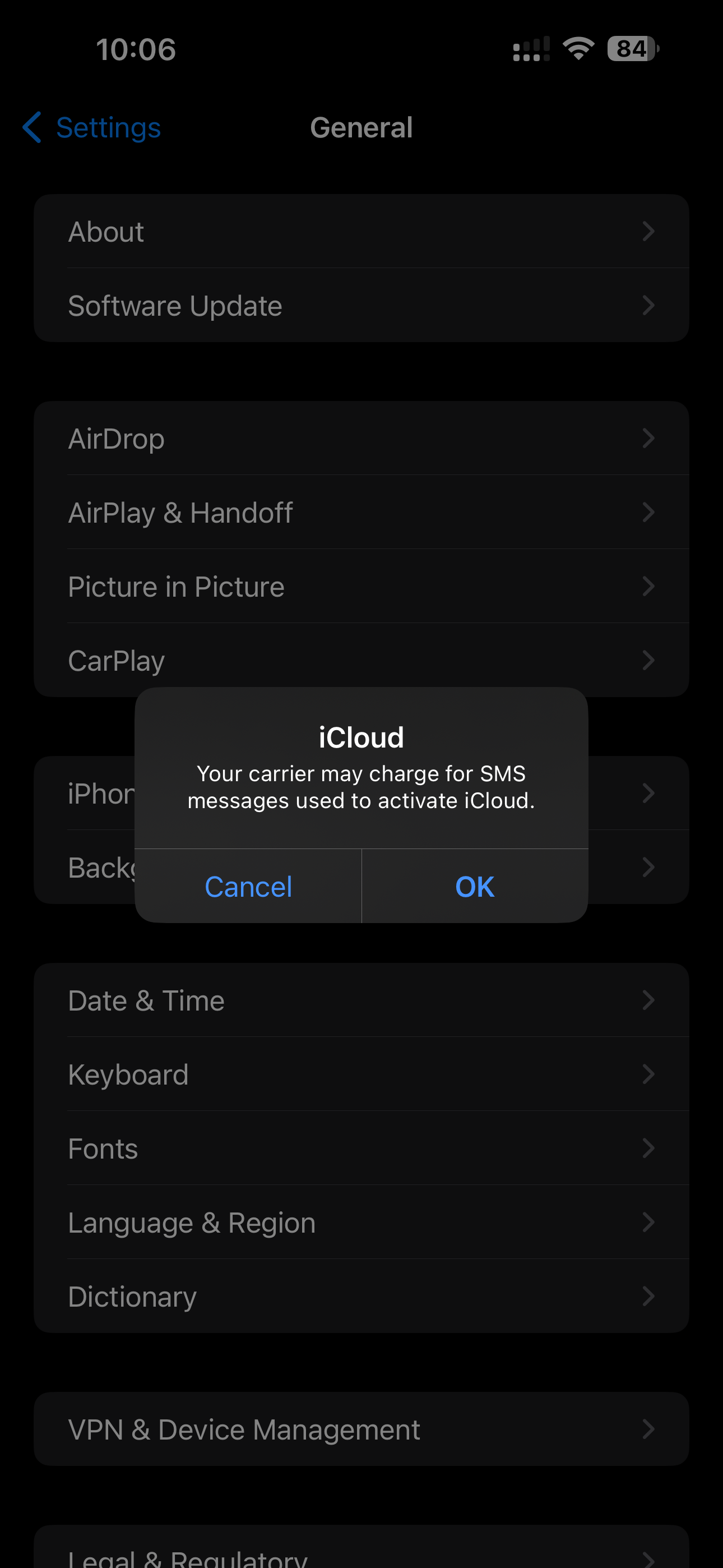 ICloud: Your Carrier May Charge For SMS M… - Apple Community