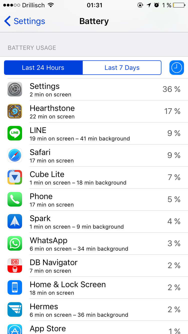 Battery Problems - Why does the settings … - Apple Community