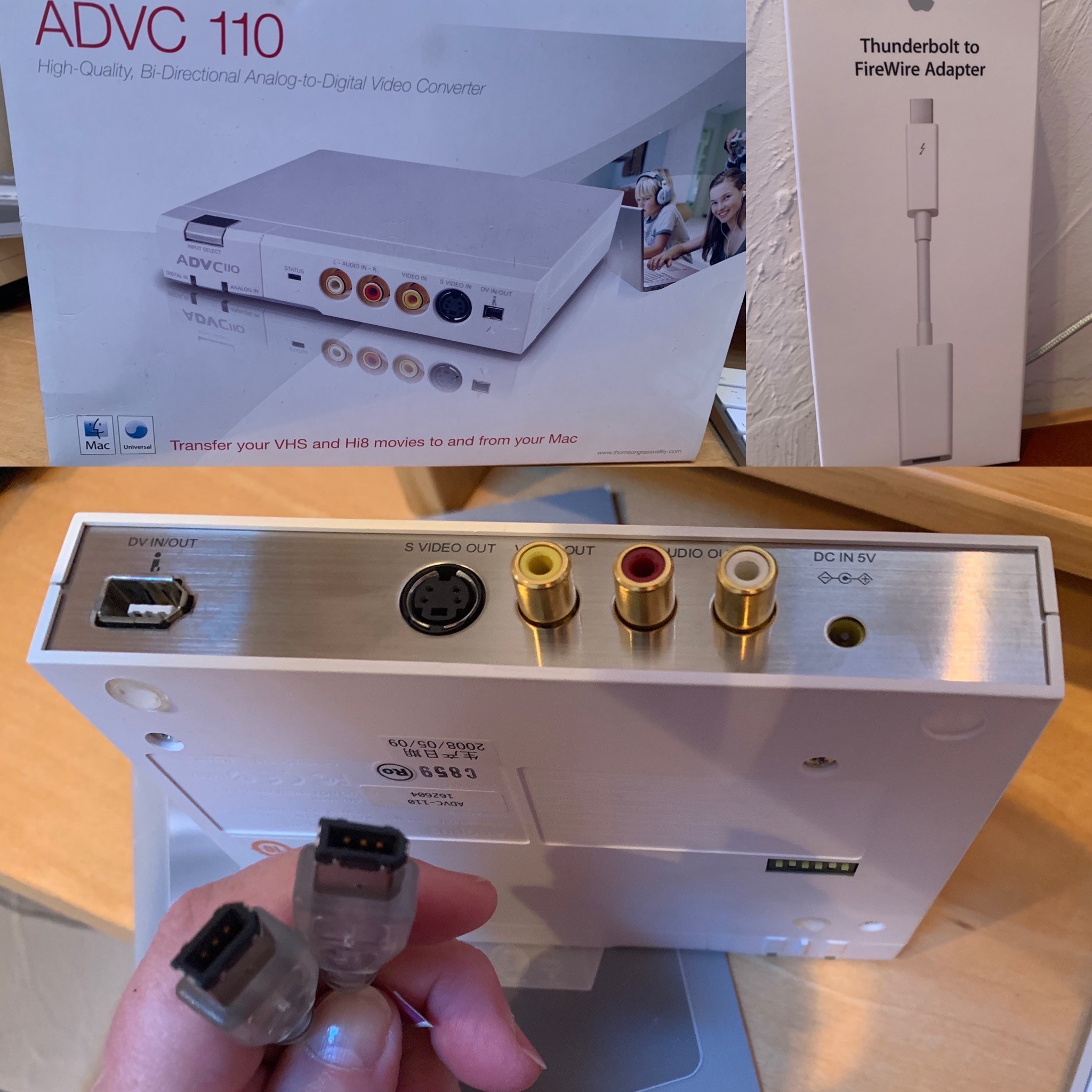 hardware replacement for ADVC 110? - Apple Community