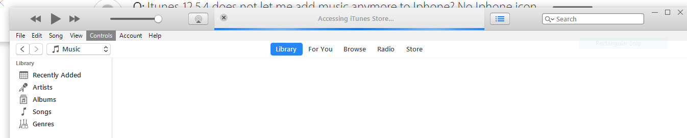 Itunes 12.5.4 does not let me add music a… - Apple Community