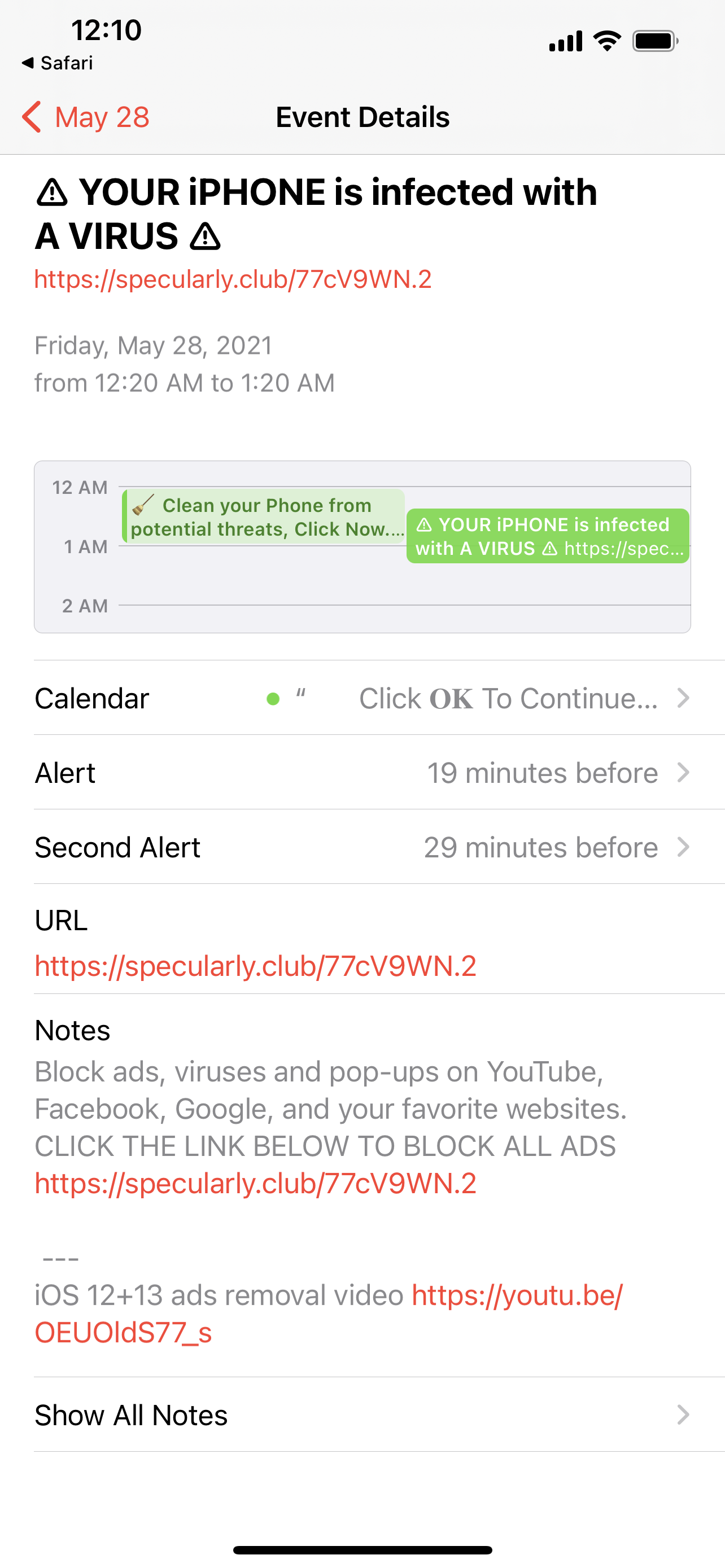 Have pop ups that come on my calendar tha… Apple Community