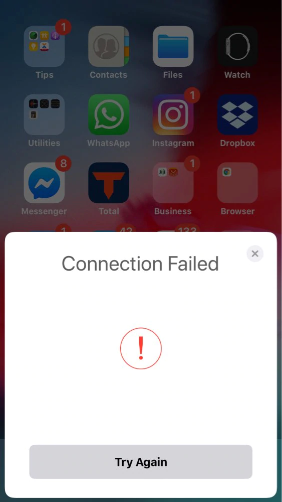 Connection Failed. Try AirPods er… Apple Community