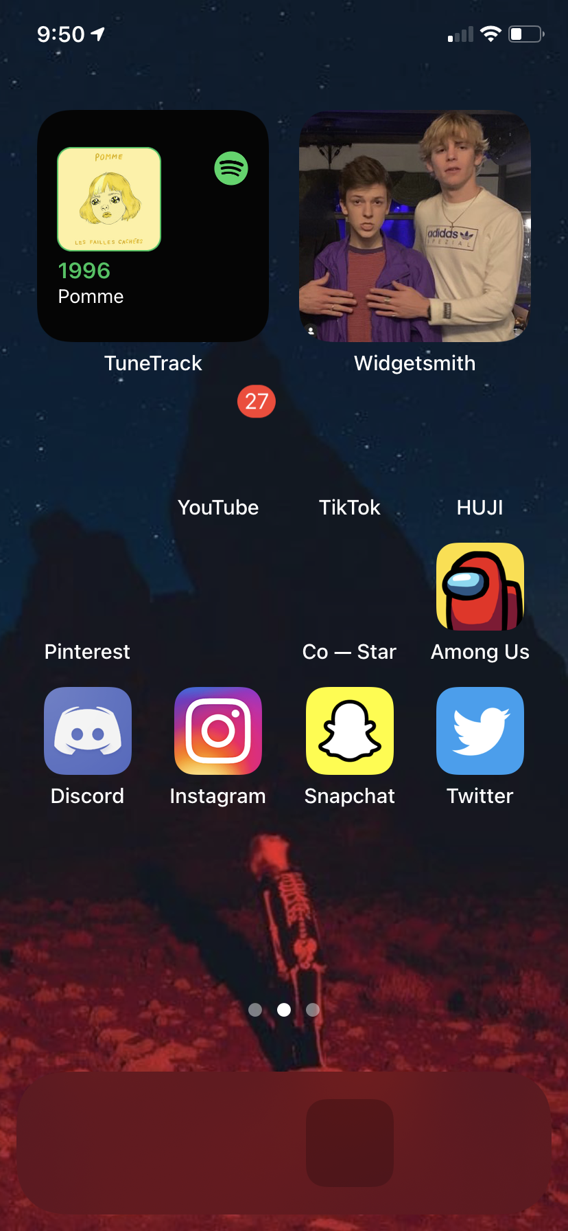 How do I find apps that disappear on my iPhone?