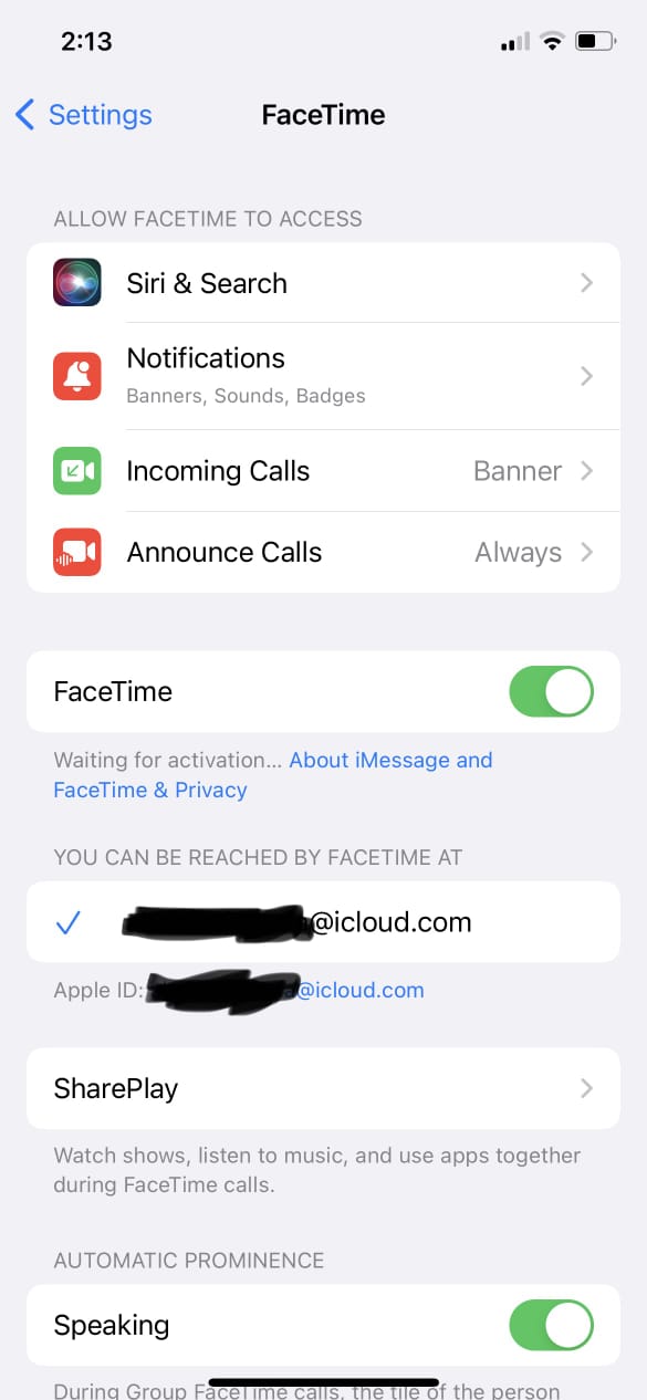 how to activate facetime with my phone number