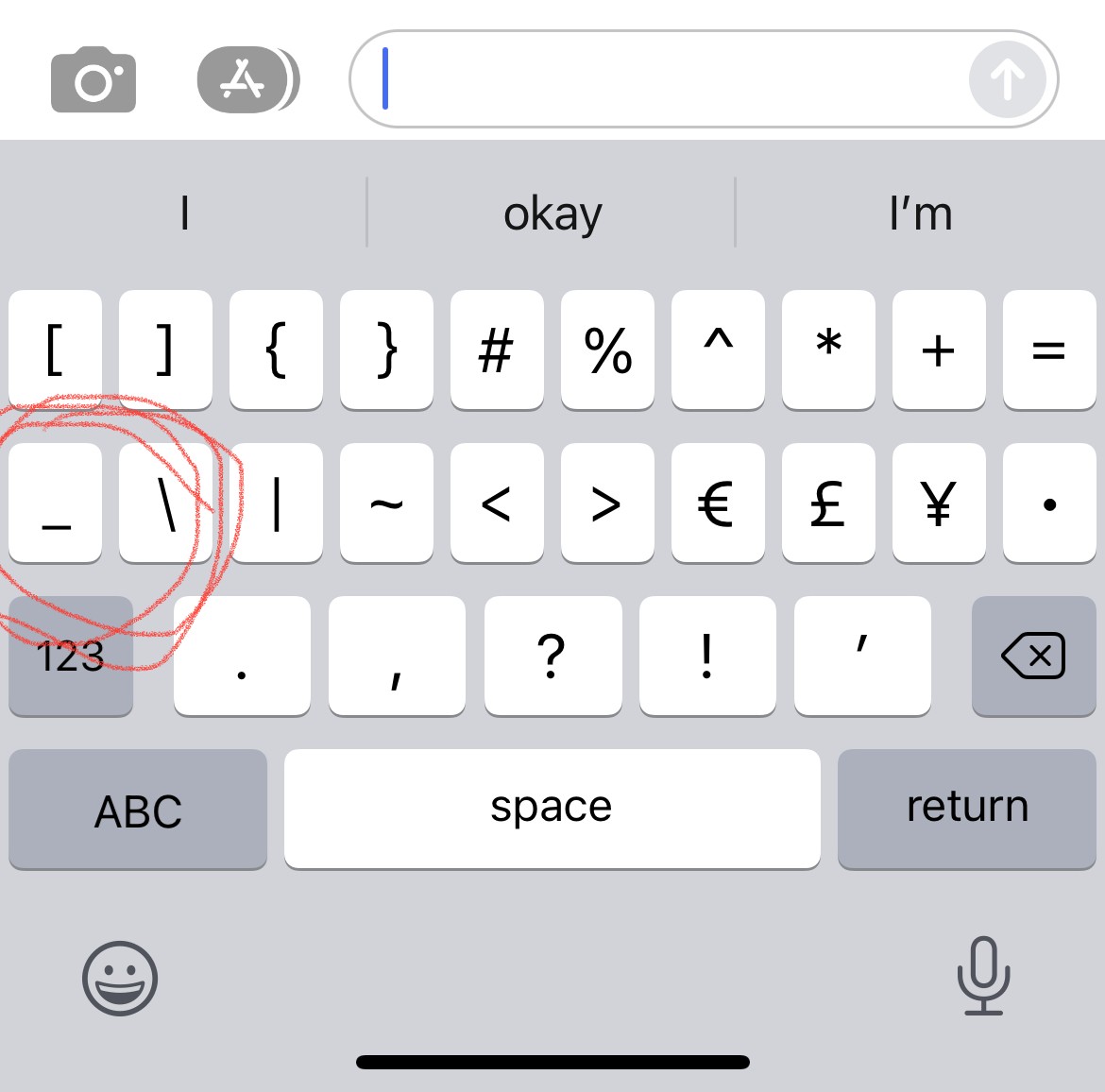 How To Type Underscore On My IPhone 11 Apple Community